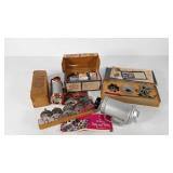 Vintage cookie presses and rosette irons, some