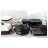 Kitchenwares,  baking pans, roasters, Fry Daddy,