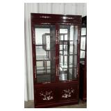 Curio cabinet, breaks down into 3 pieces, mother