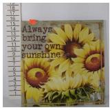 Sunflower canvas decor art