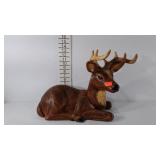 Ceramic deer decor, does have a few chips