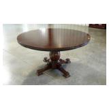Round reversible poker/dining table, 54"