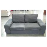 2 cushion sofa, 74" width, needs cleaned, seller