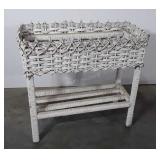 Old Wicker Planter Box, free standing type,