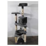 Cat tree, shows wear, 58"