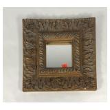 Wide framed wall mirror, 17x17