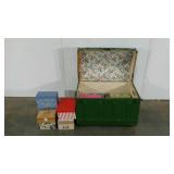 Storage trunk full of nesting gift boxes,