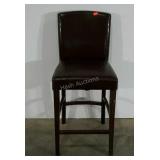 Tall vinyl bar chair, 26" to seat
