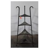 Longaberger wrought iron bowl stand, 42"