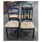 4 Misc Side Chairs, used condition and sells as