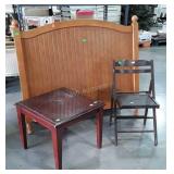 Three pc Miscellaneous Furniture lot, full size