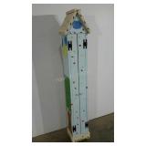 Narrow cabinet, painted, 7.5 x 7 x 53