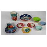 Pioneer Woman spoon rest, mug, howls and coasters