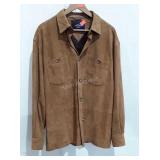 Callaway Golf leather shirt / light jacket, no