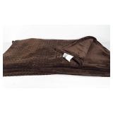 Baroque King size blanket, polyester with cable