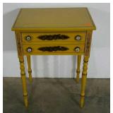 Hitchcock accent table, 21 x 16 x 29, paint wear