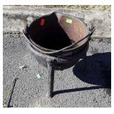 Old Cast Iron 12" Kettle with Stand