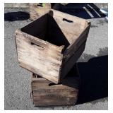 2 Apple Crates, one Moore & Dorsey Berryville Va