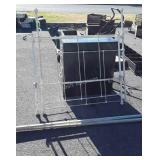 Old Steel twin size Bed with correct metal side