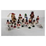 Nutcracker holiday tree ornaments,  plus a few