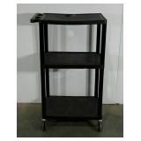 Luxor tall work cart, three tiers, 44" tall
