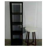 Shelving unit, 16 x 15.5 x 58,  and an accent
