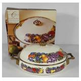 Cornucopia enamel on steel 10 covered buffet