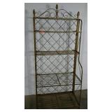 Metal bakers rack, 28 x 15 x 64, seller code B6