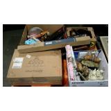 Skid lot: includes incomplete light fixture, Snow