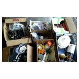 Skid lot: includes irons, wall art, office