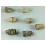 7 confederate civil war bullets