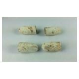 Four confederate civil wat "infield" bullets