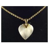 Premier design jewelry, 24in necklace silver tone