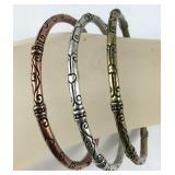 Premier design jewelry, three bangle bracelets