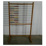 Abacus mathematical tool, freestanding, 44" tall