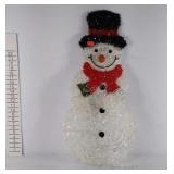 Decor snowman, does work, good condition