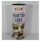 Ideal wooden Frontier Logs building block set
