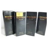 Stetson Black, cologne spray, 1.5 oz. x 4, new