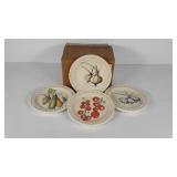 Williams Sonoma vegetable themed salad plates,