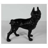 Cast iron painted dog