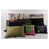 Throw pillows (9)