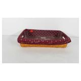 1999 Longaberger Hostess Serving Tray basket