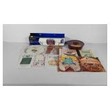 Kitchenwares and cook books, includes electric