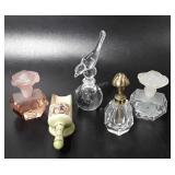 Perfume bottles and toothpick holder