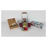 Candle group, Longaberger votive and pillar