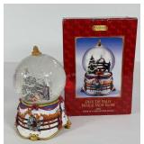 Breyer Deck the Halls musical snow globe, with