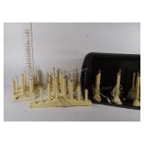 3 tier candle lights (7), (1) 8 tier candle