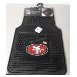 Car Mats, New 2pc Front set, NFL Team Logo. San