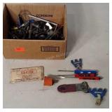 Hardware, small box of misc we cleaned out of a