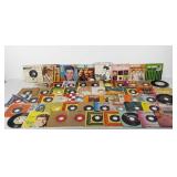 45rpm vinyl records, includes Duane Eddy, Della